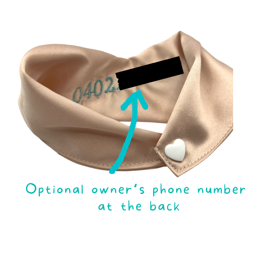 Limited Edition: Luxurious 100% Silk Custom Made Embroidered Bandana